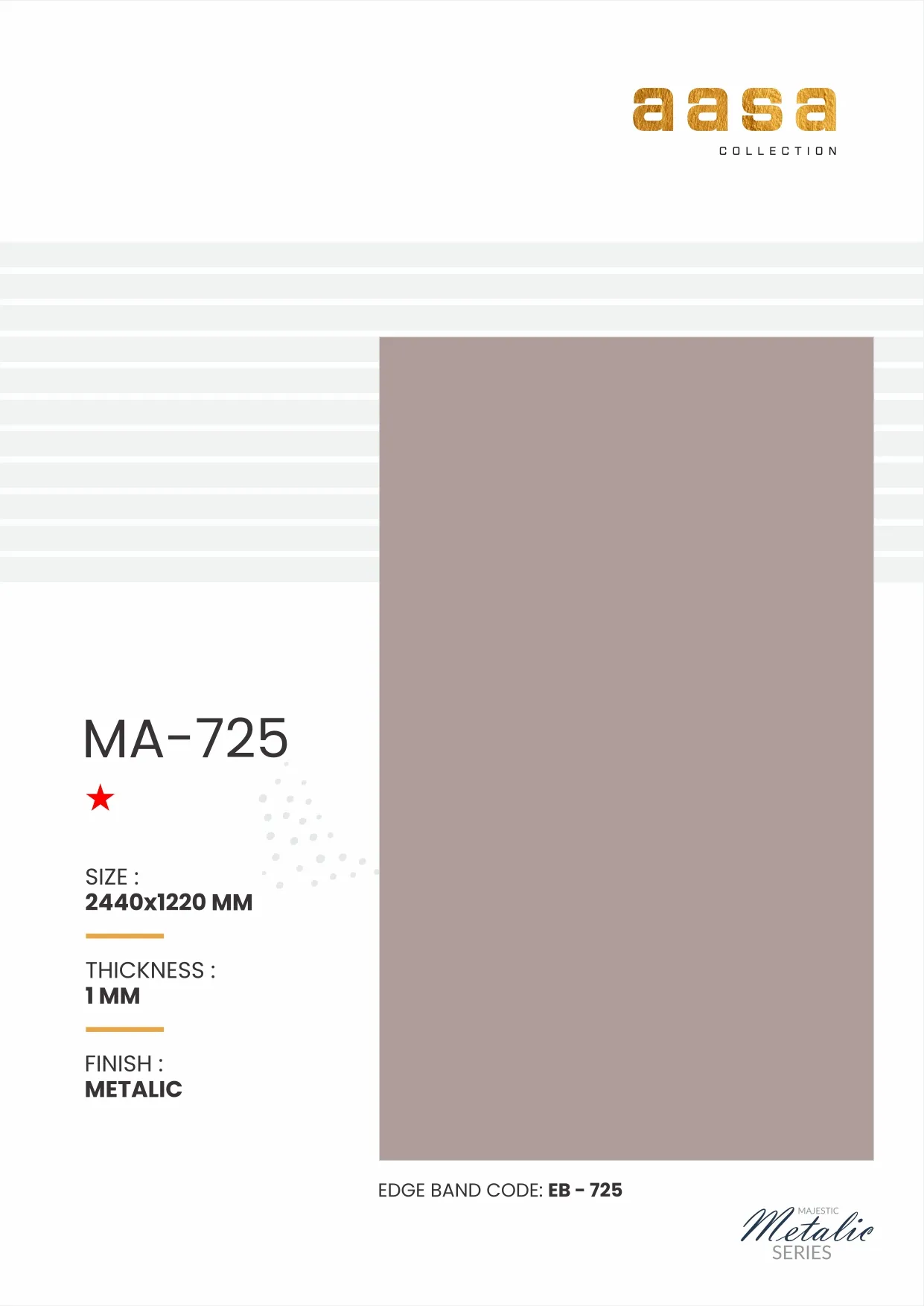 MA-725 AASA Panel Design